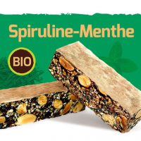 Barre énergétique bio spiruline/menthe – CROROC