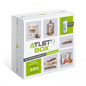 BOX ATLET (7 PRODUITS + 1 BIDON SPORT OFFERT + 1 BON DE RÉDUCTION)